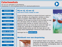 Tablet Screenshot of catechesehuis.be
